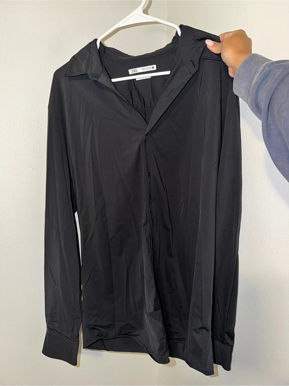 Zara Black Buttondown